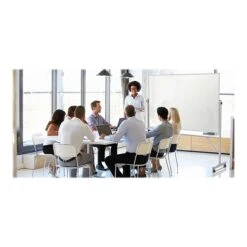 Ghent Melamine Dry-Erase Whiteboard, Aluminum Frame, 4' X 3' (ARMM34) -Prepa Furniture Shop sp44336932 s7