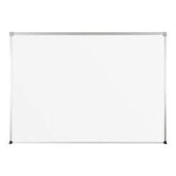 Essentials Balt Porcelain Dry-Erase Whiteboard, Anodized Aluminum Frame, 12' X 4' (2H2NM)