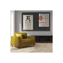 Best-Rite Rubber-Tak Bulletin Board, Euro Frame, 4'H X 8'W (321RH-97) -Prepa Furniture Shop sp44342615 s7