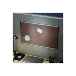 Quartet Arc Cubicle Cork Bulletin Board, Aluminum Frame, 18"H X 30"W (ARCB3018) -Prepa Furniture Shop sp44342632 s7