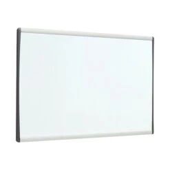 Quartet Arc Cubicle Painted Steel Dry-Erase Whiteboard, Aluminum Frame, 2.5' X 1.5' (ARC3018)