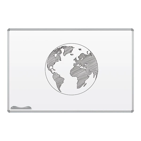 Best-Rite Porcelain Dry-Erase Whiteboard, Anodized Aluminum Frame, 4' X 3' (2H2PC) 2 Best-Rite Porcelain Dry-Erase Whiteboard, Anodized Aluminum Frame, 4' X 3' (2H2PC) - Image 2