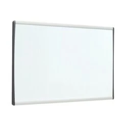 Quartet Arc Cubicle Painted Steel Dry-Erase Whiteboard, Aluminum Frame, 2' X 1' (ARC2414)