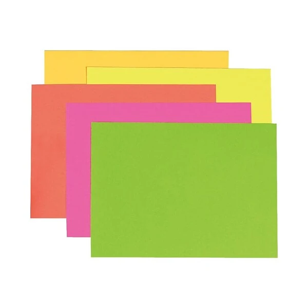 Pacon Neon Poster Boards, 2.5' X 2', Assorted Colors, 25/Carton (104234) 3 Pacon Neon Poster Boards, 2.5' X 2', Assorted Colors, 25/Carton (104234) - Image 3