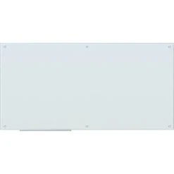 U Brands Glass Dry-Erase Whiteboard, 6' X 3' (123U00-01)