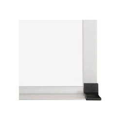 Essentials Porcelain Dry-Erase Whiteboard, Anodized Aluminum Frame, 6' X 4' (2H2NG)