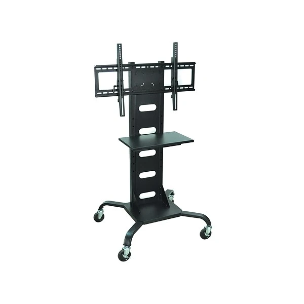 Luxor Steel Pedestal TV Stand, Screens Up To 60", Black (WPSMS51) 2 Luxor Steel Pedestal TV Stand, Screens Up To 60", Black (WPSMS51) - Image 2