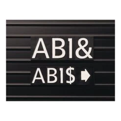 Quartet Characters For Magnetic Letter Board, White, 128/Set (M1)