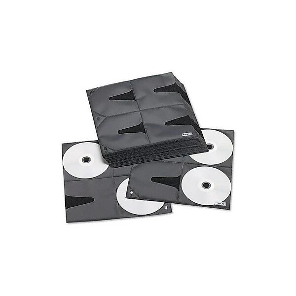 Vaultz™ CD Binder Pages; 8 Capacity/Page, 25/Pk 2 Vaultz™ CD Binder Pages; 8 Capacity/Page, 25/Pk - Image 2