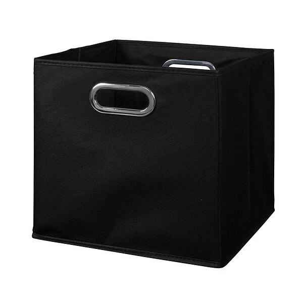 Niche Cubo Storage Set, 12 Cubes And 6 Canvas Bins, Truffle/Black (PC12PKTF6TOTEBK) 1 Niche Cubo Storage Set, 12 Cubes And 6 Canvas Bins, Truffle/Black (PC12PKTF6TOTEBK)