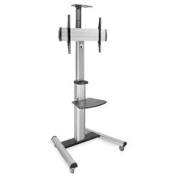 Mount-It! Mobile TV Cart Height Adjustable For 32"-70" Displays (MI-875)