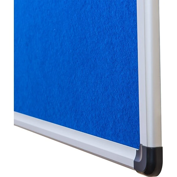 Viztex Fabric Bulletin Board With An Aluminum Frame (48"x36") 1 Viztex Fabric Bulletin Board With An Aluminum Frame (48"x36")