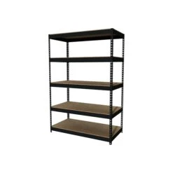 Iron Horse 3800 Lb. Rivet Series 5-Shelf Metal Unit, 48"W, Black (17313)