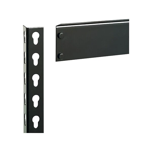 Iron Horse 3800 Lb. Rivet Series 5-Shelf Metal Unit, 48"W, Black (17313) 3 Iron Horse 3800 Lb. Rivet Series 5-Shelf Metal Unit, 48"W, Black (17313) - Image 3