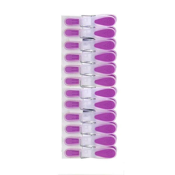 Woolite Soft Grip Clothespins, Assorted Colors, 24/Pk (W-84140) 1 Woolite Soft Grip Clothespins, Assorted Colors, 24/Pk (W-84140)