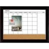Quartet Combo Dry-Erase & Bulletin Board, Black Frame, 23'' X 35'' (79284)