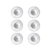 Quartet Glass Board Magnets, Clear, 6/Pack (85391Q)