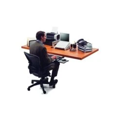 Fellowes Office Suites Plastic/Poly Mobile Printer Stand, Black/Silver (8032601)