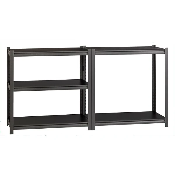 Iron Horse 3200 Concealed Rivet 5-Shelf Metal Stand Alone Shelving Unit, 36" W, Gray (20996) 4 Iron Horse 3200 Concealed Rivet 5-Shelf Metal Stand Alone Shelving Unit, 36" W, Gray (20996) - Image 4