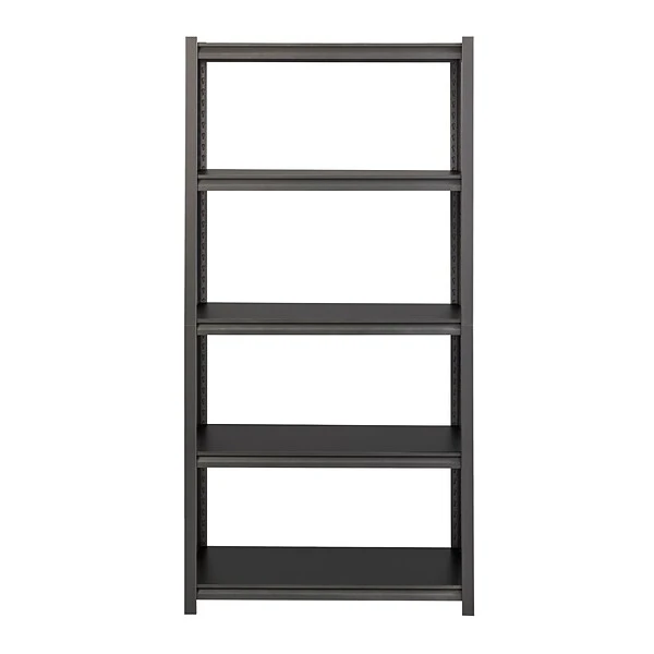 Iron Horse 3200 Concealed Rivet 5-Shelf Metal Stand Alone Shelving Unit, 36" W, Gray (20996) 1 Iron Horse 3200 Concealed Rivet 5-Shelf Metal Stand Alone Shelving Unit, 36" W, Gray (20996)