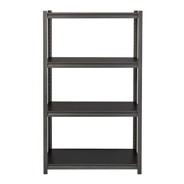 Iron Horse 3200 Concealed Rivet 4-Shelf Metal Stand Alone Shelving Unit, 36" W, Gray (20995) 1 Iron Horse 3200 Concealed Rivet 4-Shelf Metal Stand Alone Shelving Unit, 36" W, Gray (20995)