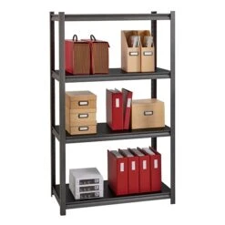 Iron Horse 3200 Concealed Rivet 4-Shelf Metal Stand Alone Shelving Unit, 36" W, Gray (20995) 7 Iron Horse 3200 Concealed Rivet 4-Shelf Metal Stand Alone Shelving Unit, 36" W, Gray (20995) -Prepa Furniture Shop sp54766931 s7