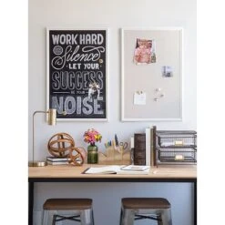 U Brands Magnetic Chalkboard, White Decor Frame, 20" X 30" (2073U00-01) -Prepa Furniture Shop sp5622779 s7