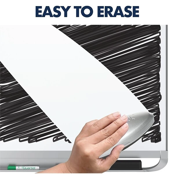 Quartet Prestige 2 DuraMax Porcelain Dry-Erase Whiteboard, Aluminum Frame, 8' X 4' (P558AP2) 3 Quartet Prestige 2 DuraMax Porcelain Dry-Erase Whiteboard, Aluminum Frame, 8' X 4' (P558AP2) - Image 3