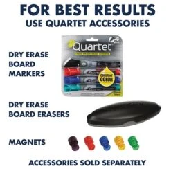 Quartet Prestige 2 Total Erase Dry-Erase Whiteboard, Aluminum Frame, 6' X 4' (TEM547A) 12 Quartet Prestige 2 Total Erase Dry-Erase Whiteboard, Aluminum Frame, 6' X 4' (TEM547A) -Prepa Furniture Shop sp56247004 s7