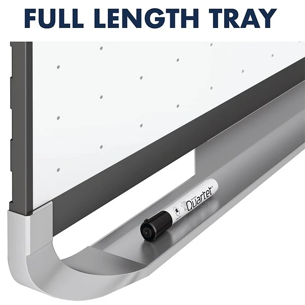 Quartet Prestige 2 Total Erase Dry-Erase Whiteboard, Aluminum Frame, 6' X 4' (TEM547G) 6 Quartet Prestige 2 Total Erase Dry-Erase Whiteboard, Aluminum Frame, 6' X 4' (TEM547G) - Image 6