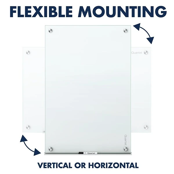Quartet Infinity Magnetic Glass Dry-Erase Whiteboard, White, 4' X 3' (G4836W) 7 Quartet Infinity Magnetic Glass Dry-Erase Whiteboard, White, 4' X 3' (G4836W) - Image 7