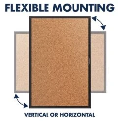 Quartet Classic Cork Bulletin Board, Black Frame, 2'W X 1.5'H (2301B) 13 Quartet Classic Cork Bulletin Board, Black Frame, 2'W X 1.5'H (2301B) -Prepa Furniture Shop sp56249468 s7