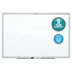 Quartet Nano-Clean Painted Steel Dry-Erase Whiteboard, Aluminum Frame, 3' X 2' (SM533)