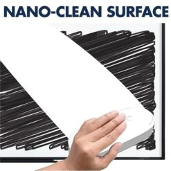 Quartet Nano-Clean Painted Steel Dry-Erase Whiteboard, Aluminum Frame, 6' X 4' (SM537B) -Prepa Furniture Shop sp56252864 s7