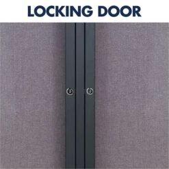 Quartet Fabric Enclosed Bulletin Board, Graphite Frame, 3'H X 4'W (2364L) -Prepa Furniture Shop sp56256077 s7