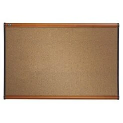 Quartet Prestige Cork Bulletin Board, Cherry Frame, 2'H X 3'W (B243LC) -Prepa Furniture Shop sp56259933 s7