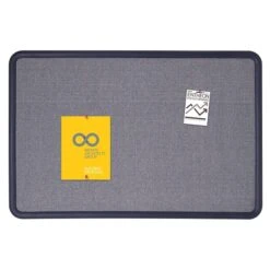Quartet Contour Fabric Bulletin Board, Navy Frame, 3'H X 4'W (7694BE) -Prepa Furniture Shop sp56263498 s7