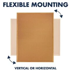 Quartet Classic Cork Bulletin Board, Oak Frame, 3'H X 5'W (305) -Prepa Furniture Shop sp56266933 s7