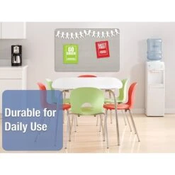 Quartet Oval Office Fabric Bulletin Board, Frameless, 3' X 2' (7683G) 12 Quartet Oval Office Fabric Bulletin Board, Frameless, 3' X 2' (7683G) -Prepa Furniture Shop sp56268340 s7