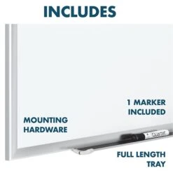 Quartet Premium DuraMax Porcelain Dry-Erase Whiteboard, Aluminum Frame, 6' X 4' (2547) -Prepa Furniture Shop sp56269584 s7