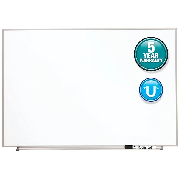 Quartet Matrix Painted Steel Dry-Erase Whiteboard, Aluminum Frame, 34" X 23" (M3423) 1 Quartet Matrix Painted Steel Dry-Erase Whiteboard, Aluminum Frame, 34" X 23" (M3423)