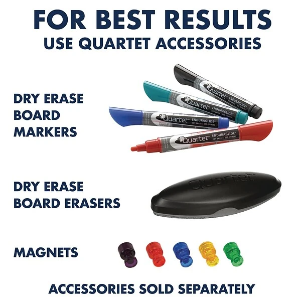 Quartet Matrix Painted Steel Dry-Erase Whiteboard, Aluminum Frame, 34" X 23" (M3423) 7 Quartet Matrix Painted Steel Dry-Erase Whiteboard, Aluminum Frame, 34" X 23" (M3423) - Image 7