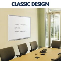 Quartet Standard Melamine Dry-Erase Whiteboard, Aluminum Frame, 3' X 2' (S533) -Prepa Furniture Shop sp56276842 s7