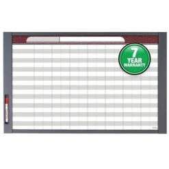 Quartet InView Total Erase Dry-Erase Whiteboard, Steel Frame, 3' X 2' (72982)