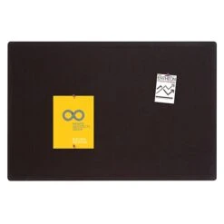 Quartet Oval Office Fabric Bulletin Board, Frameless, 3' X 2' (7683BK) -Prepa Furniture Shop sp56280325 s7