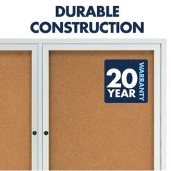 Quartet Cork Enclosed Board, Aluminum Frame, 3'H X 4'W (2364) 10 Quartet Cork Enclosed Board, Aluminum Frame, 3'H X 4'W (2364) -Prepa Furniture Shop sp56280346 s7