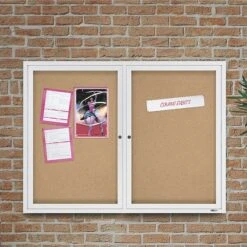 Quartet Cork Enclosed Board, Aluminum Frame, 3'H X 4'W (2364) 13 Quartet Cork Enclosed Board, Aluminum Frame, 3'H X 4'W (2364) -Prepa Furniture Shop sp56280350 s7