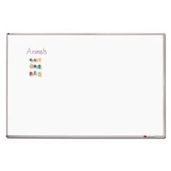 Quartet Melamine Dry-Erase Whiteboard, Aluminum Frame, 4' X 8' (EMA408)