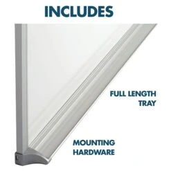 Quartet Melamine Dry-Erase Whiteboard, Aluminum Frame, 4' X 8' (EMA408) -Prepa Furniture Shop sp56290036 s7