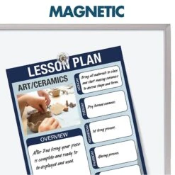 Quartet Porcelain Dry-Erase Whiteboard, Anodized Aluminum Frame, 4' X 8' (PPA408) -Prepa Furniture Shop sp56290040 s7